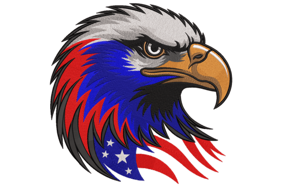 American Bald Eagle: A Bold Embroidery Design