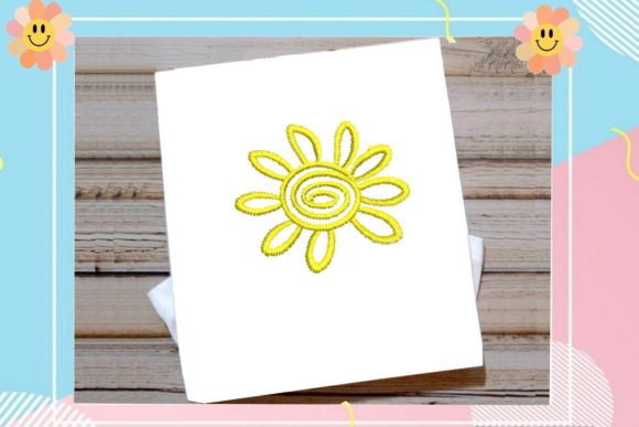 Evaluating Cute Sunflower for Boutique Sweatshirt Embroidery