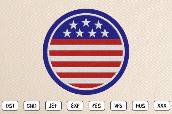 Patriotic Circle Embroidery: A Designer's Review