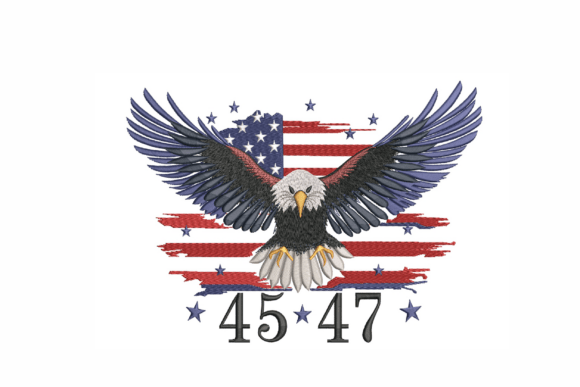 Patriotic Eagle: A Bold Addition for Your Shop