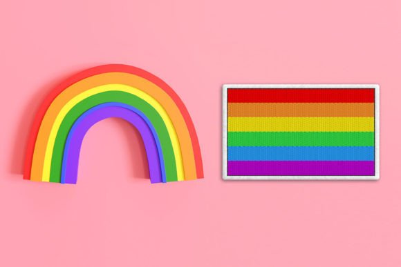 Rainbow LGBT Gay Pride Flag ITH Feltie Review