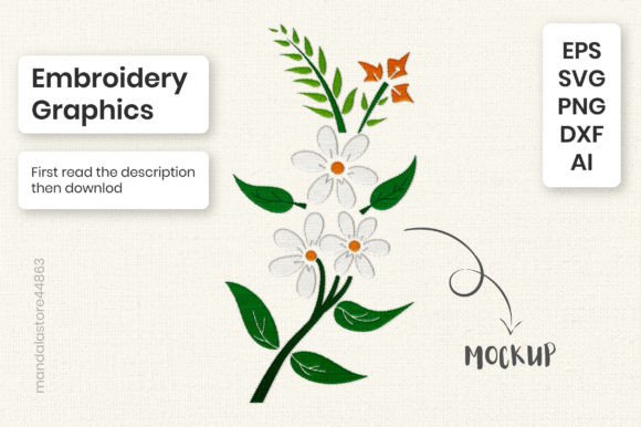 Review of Embroidery Graphics Flowers SVG