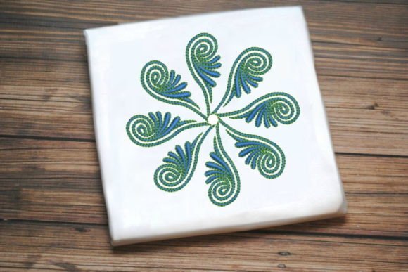 The Quiet Elegance of the Blue Green One Line Flower